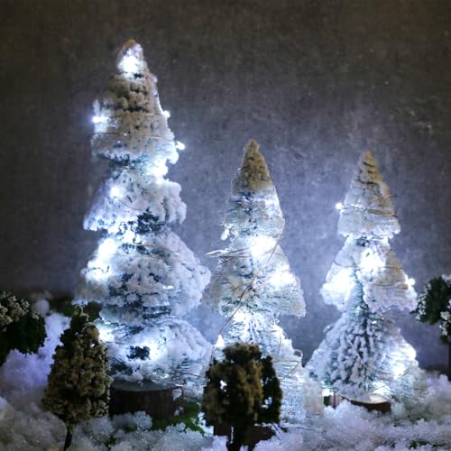 6 Pack Fairy Lights Battery Operated Mini String Lights with Timer 2PCS Remote 6.5ft 20LED Cool White Firefly Lights Waterproof Silver Wire Twinkle Lights DIY Mason Jar Wedding Party Christmas Decor - color: Cool White, size: 6.5ft