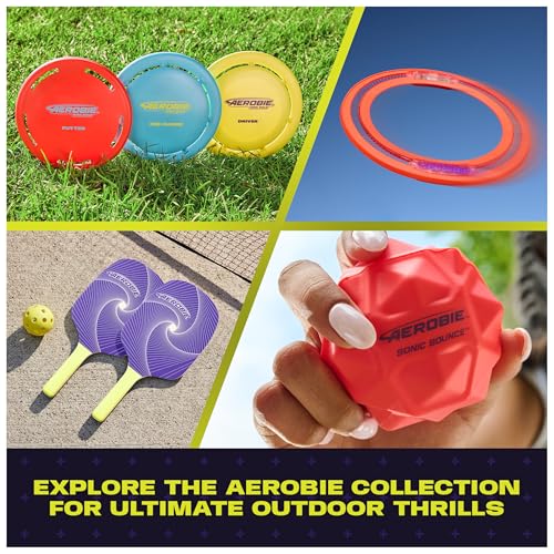 Aerobie Bounce Disc, Throwing Disc Toy for Kids, Backyard Toys & Outdoor Games for Adults & Family, Ages 5 & Up