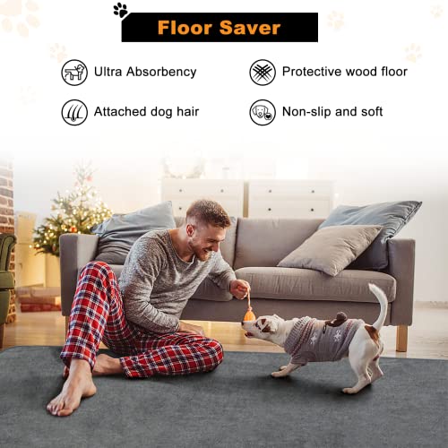 Washable Dog Pee Pads 36x36 2Pack Reusable Puppy Pads, Absorb Dog Mats Non-Slip Puppy Training Pads for Whelping, Potty, Training, Playpen, Crate - size: 36"x36"-2pack