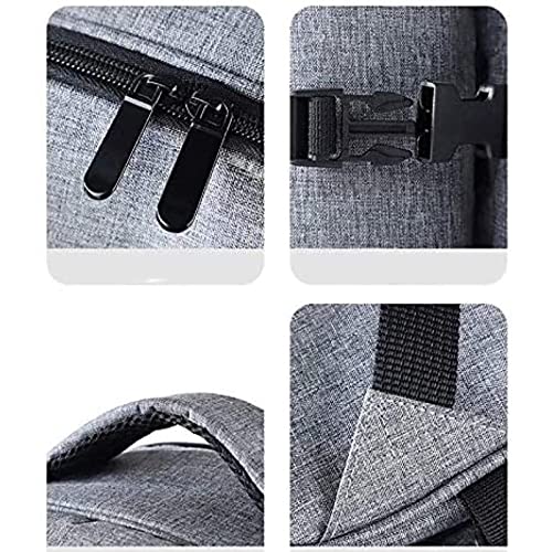 Picnic Bag Picnic Basket Tote Picnic Backpack for 4 Person Set Pack with Insulated Waterproof Pouch for Family Outdoor Campingfor Trip/Picnic/Sports/Flight, Gray