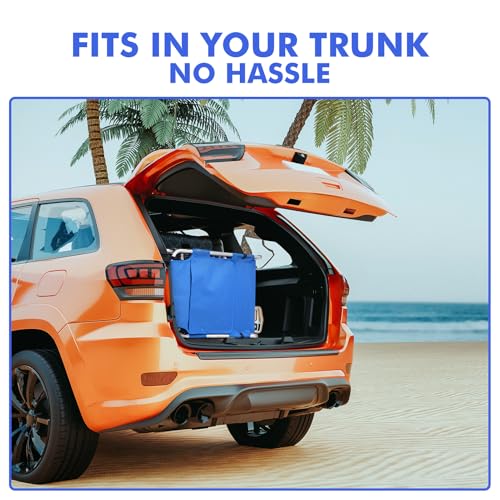 Wheel-To-Go Tanning Chair with Wheels & Face Hole Thicker Washable Adjustable, Heavy Duty Folding Lounge Chair, Outside Beach Sunbathing Reading Poolside, Lay Flat Sun Lounger, 300 LBS (Patent Design) - color: Royal Blue, style: Standard Size