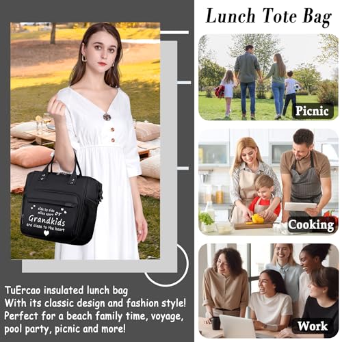 Lunch Box for Grandma Great Grandma Gifts Women Lunch Bag for Grandmother from Granddaughter, Grandson, Grandkids Christmas gifts for Nana GiGi New Grandmas Grandparents, Best Birthday Presents - color: A20: Grandma, size: Large