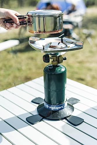 Stansport Single Burner Outdoor Portable Camping Stove - style: 10,000 Btu (with DuraBase)