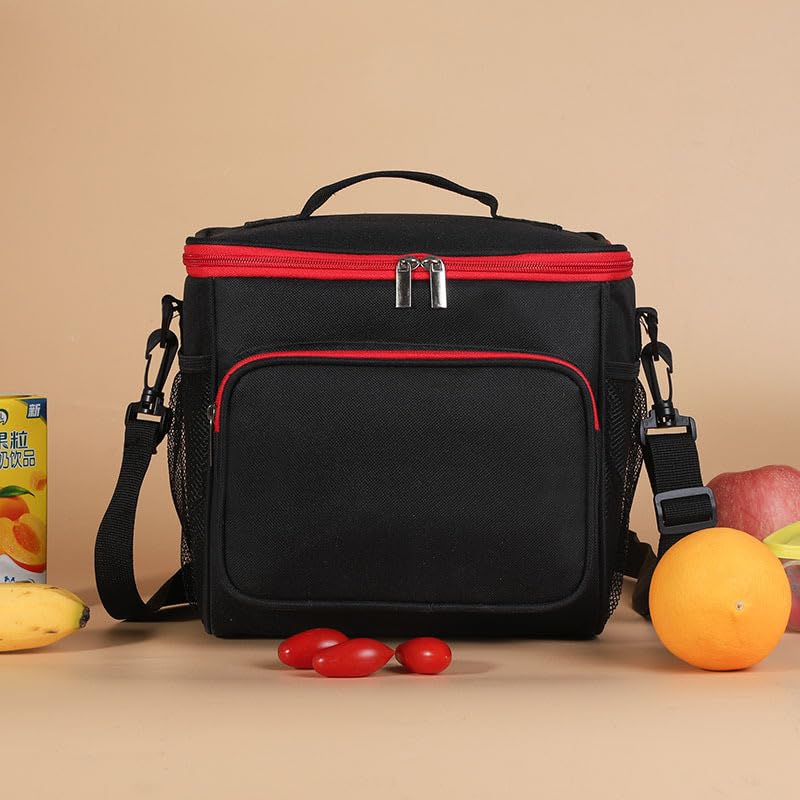 Insulated Picnic Bag Reusable, 2024 Updated Outdoor Gear Insulated Cooler Bag Collapsible Portable Picnic Basket Cooler, for Hot Or Cold, Picnic, Food Delivery, 10.63 * 7.09 * 9.25 Inch (Dark Blue) - color: Dark Blue