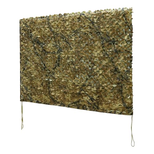 HYOUT Camo Netting Camouflage Net Bulk Roll for Hunting Blinds Ghillie Sunshade, Camping, Military Party Decoration - color: SPRETTA Desert, size: 10x10ft(3M*3M)