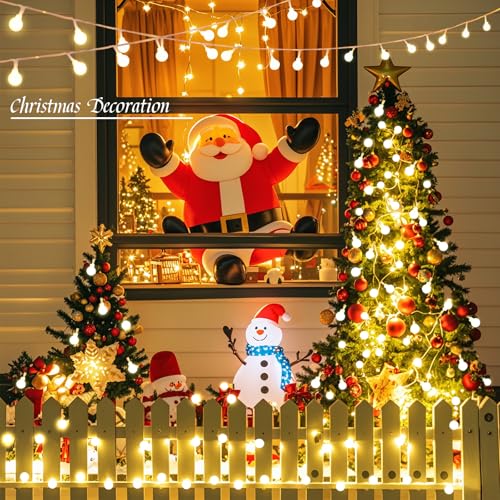 Globe String Lights 38ft 100 Led Indoor USB Ball String Lights Plug in Fairy Lights with Remote Timer Dimmable 8 Mode for Bedroom Dorm Birthday Party Camping Wedding Christmas Decorations, Warm White - color: 100LED-Warm White