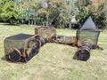 6 in 1 Cat Enclosure Cat Tunnel for Outside Rabbit and Small Animals Tent with Carry Bag - style: Styles 5