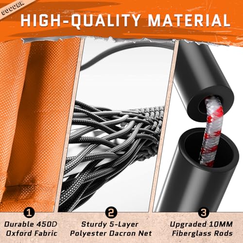 KTRIO 6x4 ft Soccer Goal for Backyard, Portable Soccer Net, Large Foldable Soccer Goals with Carry Bag for Kids Youth Teens Sports - style: Modern