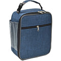 Navy Blue Insulated Lunch Bag, Leakproof Portable Cooler Box with Handle for Men, Women, Boys, Girls, 10.2" L x 4.3" W x 8.6" H - color: Navy Blue
