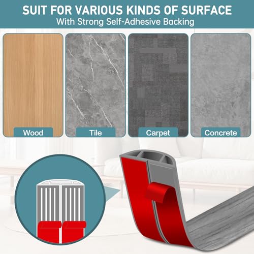 Floor Cord Cover Self Adhesive Cord Hider Floor Extension Cord Covers for Floor Power Cord Protector Cable Management Prevent Cable Trips Cable Cavity 0.47" W x 0.27" H (Light Grey Wood, 3.3Ft) - color: Light Grey Wood, size: 1.18" x 3.3'