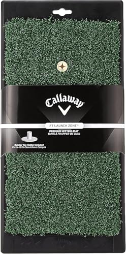Callaway FT Launch Zone Golf Hitting Mat – Indoor/Outdoor Golf Swing Trainer - size: 1 Ft x 2 Ft