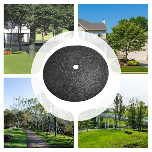 Tree Ring Mulch Mat | Non-Woven Heavy Duty Reusable Cover,Disc Tree Mat,for Outdoor Plant Gardening Ground Protection Grass Control - color: 28 inches