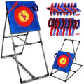 Axe Throwing Game for Backyard, Axe Throwing Target Set with 16 Throwing Axes Outdoor Games Indoor Carnival Yard Lawn Backyard Games for Age 6-12 - style: Axe Throwing Target Set