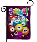 Bingo Garden Flag Interests Game Bunco Night Dice Poker Hobbies Leisure Activity Small Decorative Gift Yard House Banner Double-Sided Made In USA 13 X 18.5 - size: Garden Flag 13" x 18.5" Only