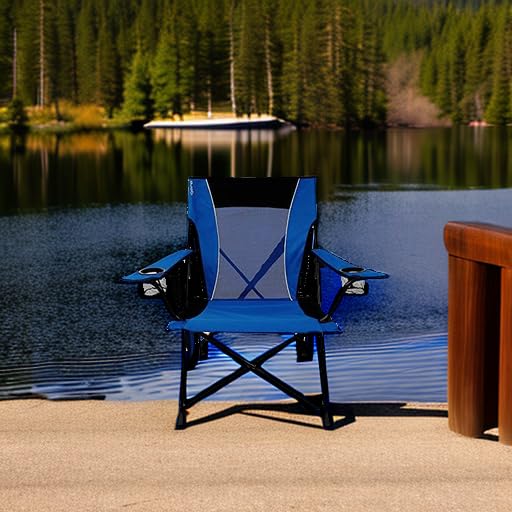 Kijaro Dual Lock Folding Camp Chairs - Versatile for Sports, Outdoors & Lawns - Locks Positions - Maldives Blue - color: Maldives Blue