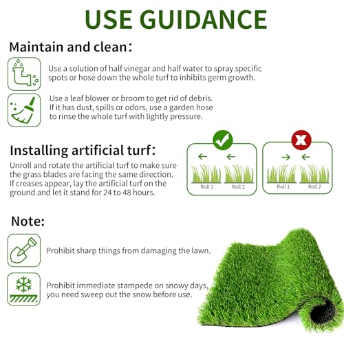 SunVilla SV7'X13' Realistic Indoor/Outdoor Artificial Grass/Turf 7 FT X 13 FT (91 Square FT) - size: 7 FT x 13 FT (91 Square FT)