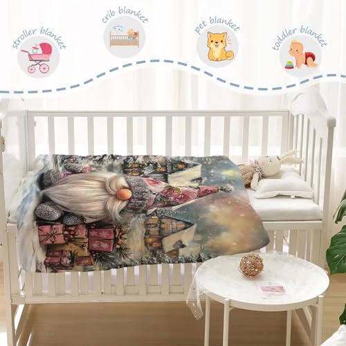 YeeJu Christmas Throw Blanket Baby Small for Toddler Swaddle Crib Soft Cozy Lightweight Fuzzy Plush Fleece Blankets and Throws Xmas Winter 30x40 - color: Chrsitmas-44, size: 30"x40"