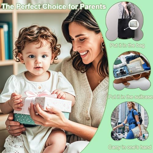 Inflatable Baby Seat for Babies 3-36 Months, Baby Chair with Fence & Built in Air Pump, Blow Up Floor Baby Seat with Back Support, Baby Chair Sit Me Up Olive-Tray - color: Yellow Olive-Tray