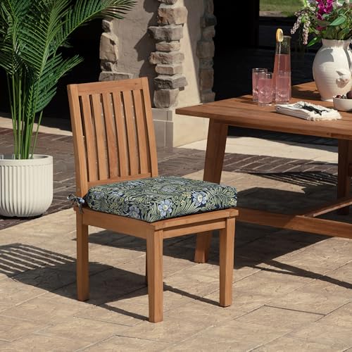 Arden Foam Outdoor Round Back Seat Cushion Kit, 20 x 19, Made with ProFoam, Rain-Proof, Fade Resistant, Sapphire Morrison Floral - color: Sapphire Morrison Floral, style: 20 x 19 Foam Rounded Back Seat Cushion