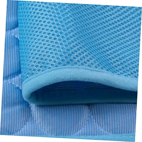 BESPORTBLE Pet Cooling Mat Comfortable Heat Dissipation Pad for Dogs and Cats Soft and Breathable Design for Cozy Rest for Home Use - size: 100*70*0.3cm