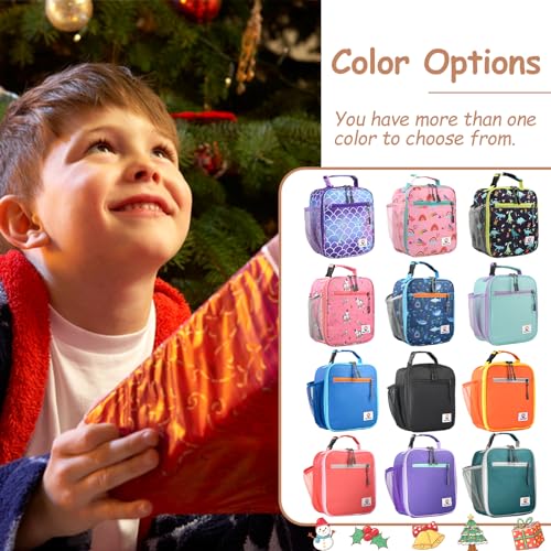 CaCTOUR Lunch Box Kids,Premium Insulated Lunch Bag for Girls Boys,Soft Bag Mini Cooler Back to School Thermal Reusable Lunch Bag for Work School Picnic （Brown Dino - color: C- B Dino