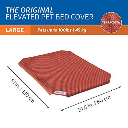 Original Pet Bed Replacement Cover - Terracotta - Large (43.5" x 31.5")