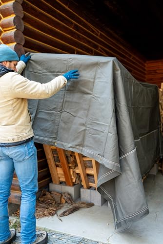 Stansport Heavy Duty Canvas Tarp - size: 8' x 10'
