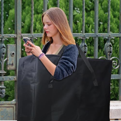 2 Pack Heavy Duty Folding Chair Storage Bag, 600D Chair Storage Case for Beach Camping Chair Zero Gravity Chair Folding Recliners, Extra Large Travel Bag with Zippers, 41.5" Lx 11" Wx 28.5" H - size: 2 Pack