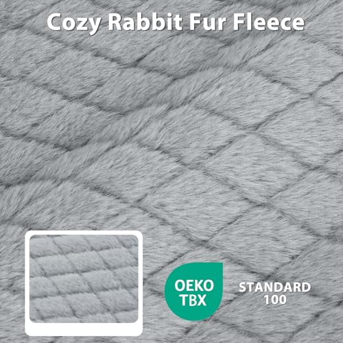 JOEJOY Orthopedic Medium Dog Bed, Washable Dog Crate Bed Medium Sized with Removable Cover, Egg Memory Foam Pet Beds, Light Grey, 29"x18" - color: Light Grey, size: M(29"x18")