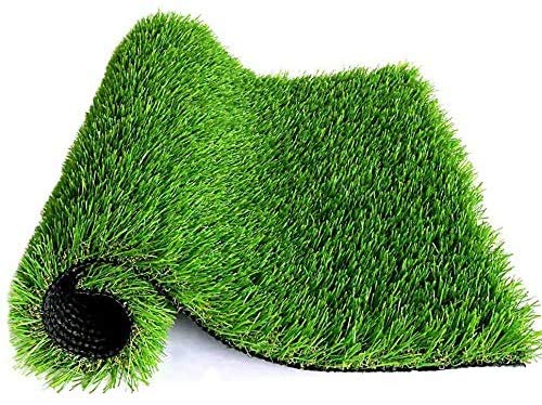 Premium Artificial Grass, Drainage Mat, 6.5' x 10' Artificial Turf for Dogs, Cats, Pets, Turf Realistic Indoor/Outdoor for Garden, Patio (65 sq ft) - 2 Pack - size: 6.5ft*10ft