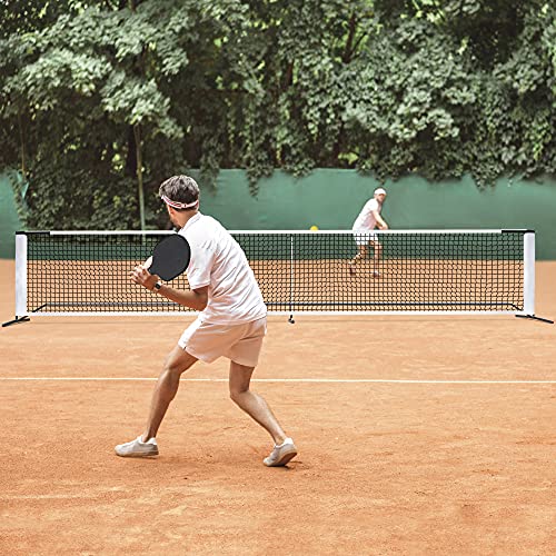22FT Regulation Pickleball Net Set - Heavy Duty Metal Frame Portable Pickleball Net System with Carry Bag for Backyard, Driveway & Outdoor Games - style: 22FT Pickleball Net
