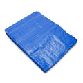 Grizzly Tarps by B-Air 8' x 10' Large Multi-Purpose Waterproof Heavy Duty Poly Tarp with Grommets Every 36", 8x8 Weave, 5 Mil Thick, For Home, Boats, Cars, Camping, Protective Cover, Blue - size: 8X10
