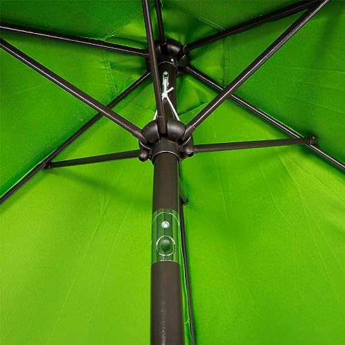 Blissun 7.5 ft Patio Umbrella, Yard Umbrella, Outdoor Market Umbrella with Push Button Tilt Crank, Lime - color: Lime