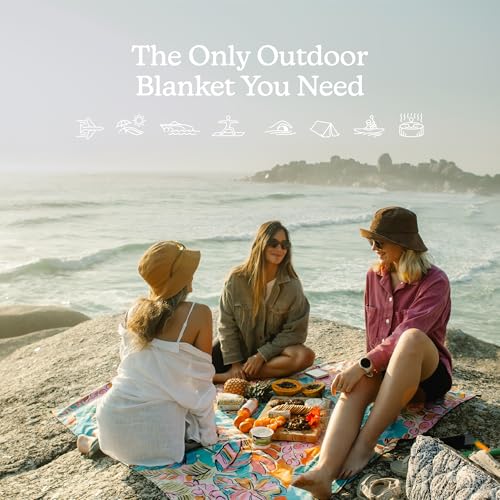 Nomadix Festival Blanket - Perfect for Picnics, Camping, & Lawn Seating - Plush Top & Water Resistant Base - Made with Post Consumer Recycled Materials - Jungle - 60x72 - color: Jungle