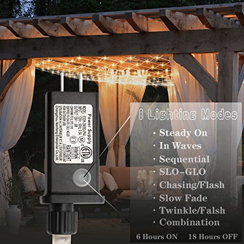 Eueasy LED Lights Outdoor net Lights String