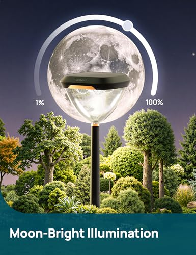 Linkind Smart Solar Pathway Lights SP6, App/Voice Control Solar Lights Outdoor Waterproof, 43+ Preset Scenes, Cool/Warm White/Color-Changing Outdoor Garden Lights for Yard, Patio, 4 Pack