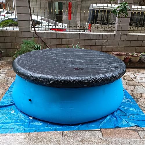 Pool Ground Protection Tarp, Heavy Duty Base Padding Mat, for Outdoor Lawn Deck Surfaces, Polyethylene Waterproof Fabric Material, Tear Resistant Ground Cover Sheet, Swimming Pool Bottom Protection La - color: A