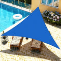 Artpuch 12'X12' Blue Rectangle Sun Shade Sail with Curved Edges, Commercial Grade 185GSM Permeable Outdoor Shade Cloth for Deck, Patio, and Backyard (Custom Sizes Made)