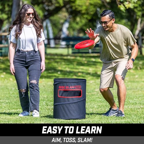 GoSports Disc Slam Game - Classic or PRO - Outdoor Disc Toss Yard and Beach Party Game - color: PRO