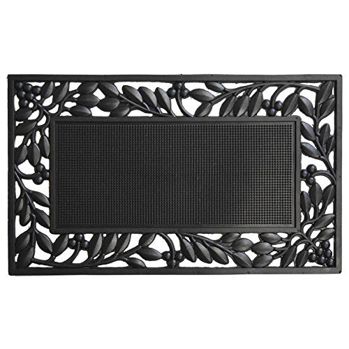 Calloway Mills 103611830 Cherry Vine Rubber Doormat 18" x 30" - color: Cherry Vine, size: 1'6" x 2'6" (Rectangular)