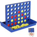 4 in a Row Connect Game Travel Board Game (Large) 11.8 inch x 8.4 inch - size: Large