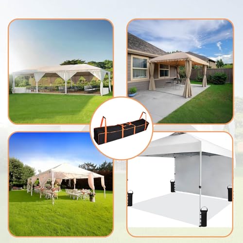 Large Tent Storage Bag 67X11.5X11.5in with Handles -10*10ft 10*20ft Pop Up Canopy Replacement Parts,for Various Party Tent Canopy Tent Poles patio Umbrellas, Heavy-Duty Water Resistant Oxford Fabric - size: 67X11.5X11.5inch