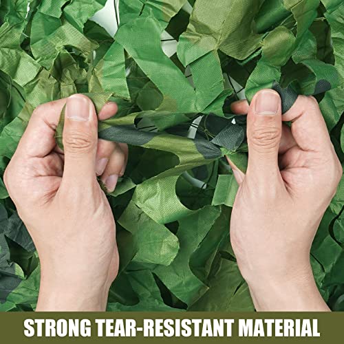 Sposuit Camo Netting - Camouflage Net 10x20 20x20 10x10 5x10 5x20, Military Camo Netting for Hunting Bulk Roll, Camo Tarp Sunshade Net for Party Decorations, Sunshade, Camping Ghillie Netting - color: Woodland, size: 20ft x 20ft(6M x 6M)