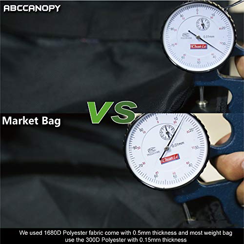 ABCCANOPY Canopy Weights Set of 4-120LBS Sand Bags for Pop up Tent, Weight Bags for Outdoor Gazebo, Trampoline, Pergola, Red (Without Sand) - color: Red, size: 120lbs