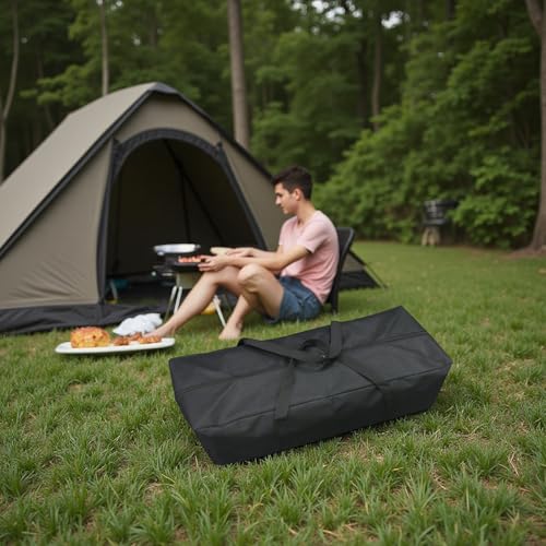 Heavy Duty Duffel Bag - XL Multi-Scene Organizer for Canopy Tents, Grill Tools, Roof Top Tents & Folding Chairs with MOLLE Straps & Reinforced Base (59''(L) x7.87''(W) x7.87''(H)) - size: 59''(L)x7.87''(W)x7.87''(H)