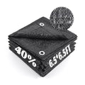 Cool Area 40% Sun Shade Cloth Mesh Tarp with Grommets for Plant Cover 6.5x6.5ft Patio Canopy Garden Pergola Greenhouse Car Barn Kennel Black - color: 40% Shade-Black, size: 6.5FTx6.5FT