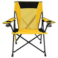 Kijaro Dual Lock Portable Camping Chairs - Versatile Outdoor Folding Sports & Lawn Chair - Locks Position Izamal Yellow - color: Izamal Yellow