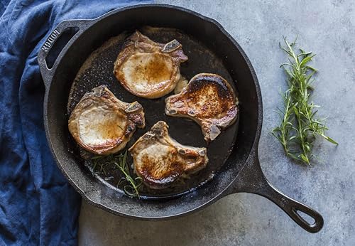 Lodge Seasoned Cast Iron Skillet 12 Inches - PFAS-Free, Non-Toxic Cookware - Use with an Oven, Stove, Grill, or Campfire - Naturally Non-Stick & Oven Safe - size: 12 Inch (1 Count)