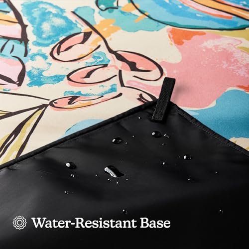 Nomadix Festival Blanket - Perfect for Picnics, Camping, & Lawn Seating - Plush Top & Water Resistant Base - Made with Post Consumer Recycled Materials - Jungle - 60x72 - color: Jungle