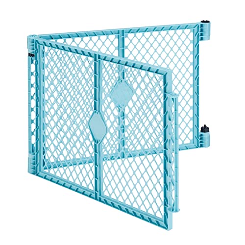 Toddleroo by North States - Superyard 2-Panel Extension: 65.5 Inch Play Yard Extension - Works with Superyard Playpens - Aqua - color: Aqua, size: 65.5 Inch